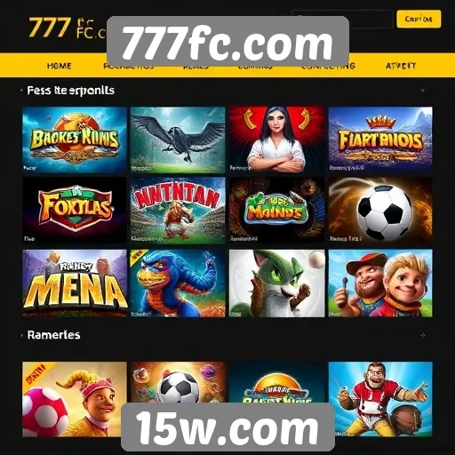 Jogos disponíveis no 777fc.com atraem novos usuários